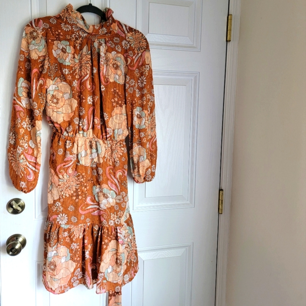 Floral mini dress